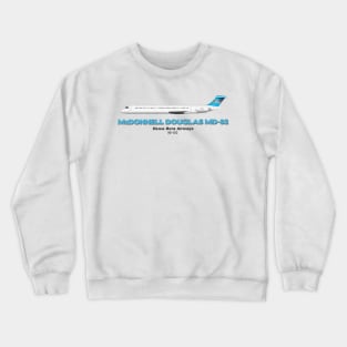 McDonnell Douglas MD-82 - Hewa Bora Airways Crewneck Sweatshirt